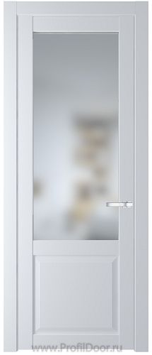 Дверь Profil Doors 2.2.2PD цвет Вайт (RAL 110 96 02) стекло Матовое