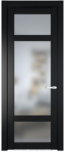 Дверь Profil Doors 2.3.2PD цвет Блэк стекло Матовое