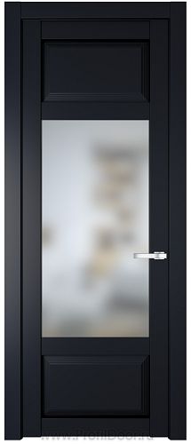 Дверь Profil Doors 2.3.3PD цвет Нэви Блу (RAL 7016) стекло Матовое