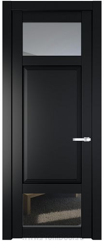 Дверь Profil Doors 2.3.4PD цвет Блэк стекло Прозрачное
