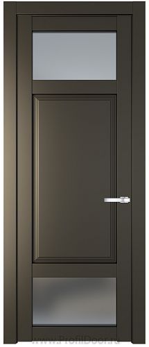 Дверь Profil Doors 2.3.4PD цвет Перламутр бронза стекло Матовое