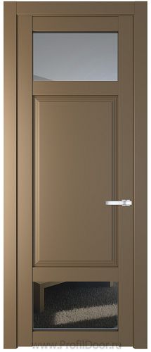 Дверь Profil Doors 2.3.4PD цвет Перламутр золото стекло Прозрачное