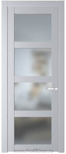 Дверь Profil Doors 2.4.2PD цвет Лайт Грей (RAL 870-01) стекло Матовое