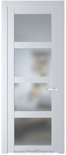 Дверь Profil Doors 2.4.2PD цвет Вайт (RAL 110 96 02) стекло Матовое