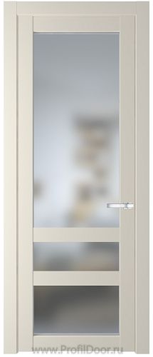 Дверь Profil Doors 2.5.2PD цвет Кремовая Магнолия (RAL 120-04) стекло Матовое