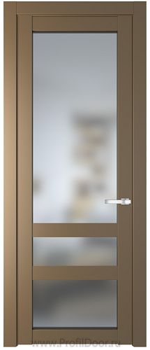 Дверь Profil Doors 2.5.2PD цвет Перламутр золото стекло Матовое