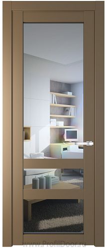Дверь Profil Doors 2.5.2PD цвет Перламутр золото стекло Прозрачное