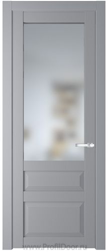 Дверь Profil Doors 2.5.3PD цвет Смоки (RAL 870-02) стекло Матовое