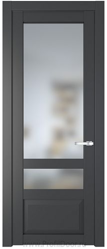 Дверь Profil Doors 2.5.4PD цвет Графит (Pantone 425С) стекло Матовое