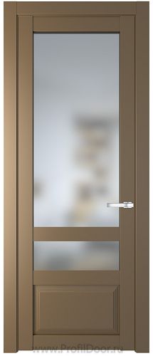 Дверь Profil Doors 2.5.4PD цвет Перламутр золото стекло Матовое