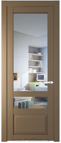 Дверь Profil Doors 2.5.4PD цвет Перламутр золото стекло Прозрачное
