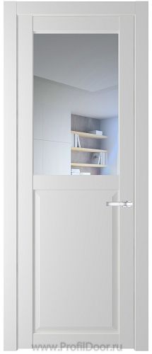 Дверь Profil Doors 2.6.2PD цвет Крем Вайт (RAL 120-02) стекло Прозрачное