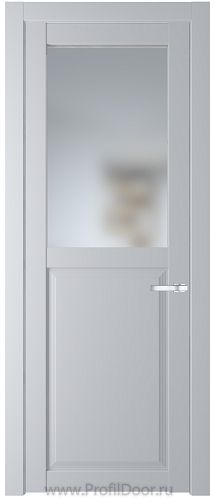Дверь Profil Doors 2.6.2PD цвет Лайт Грей (RAL 870-01) стекло Матовое