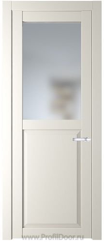 Дверь Profil Doors 2.6.2PD цвет Перламутр белый стекло Матовое