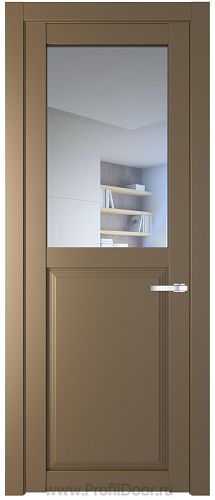 Дверь Profil Doors 2.6.2PD цвет Перламутр золото стекло Прозрачное