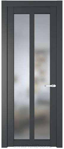 Дверь Profil Doors 2.7.2PD цвет Графит (Pantone 425С) стекло Матовое