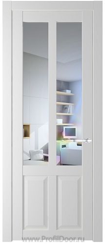Дверь Profil Doors 2.8.2PD цвет Крем Вайт (RAL 120-02) стекло Прозрачное