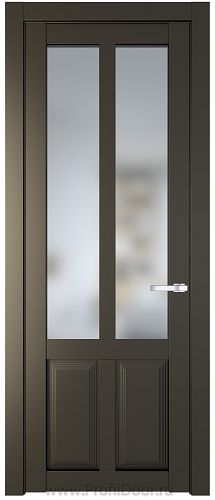 Дверь Profil Doors 2.8.2PD цвет Перламутр бронза стекло Матовое