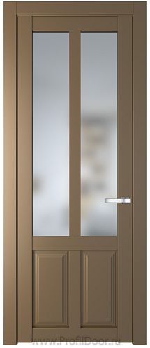 Дверь Profil Doors 2.8.2PD цвет Перламутр золото стекло Матовое