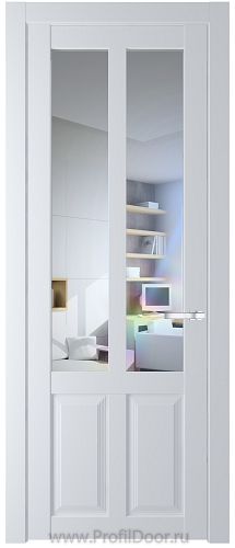 Дверь Profil Doors 2.8.2PD цвет Вайт (RAL 110 96 02) стекло Прозрачное