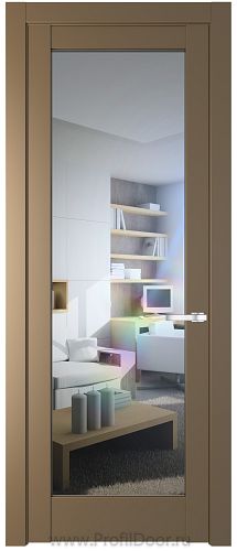 Дверь Profil Doors 3.1.2PD цвет Перламутр золото стекло Прозрачное