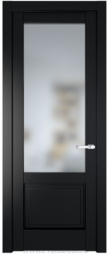 Дверь Profil Doors 3.2.2PD цвет Блэк стекло Матовое
