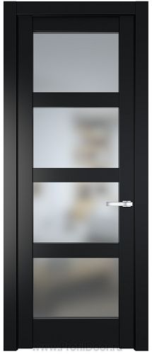 Дверь Profil Doors 3.4.2PD цвет Блэк стекло Матовое