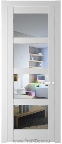 Дверь Profil Doors 3.4.2PD цвет Крем Вайт (RAL 120-02) стекло Прозрачное