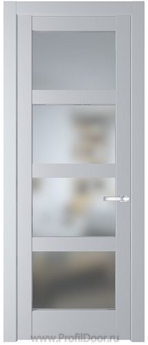 Дверь Profil Doors 3.4.2PD цвет Лайт Грей (RAL 870-01) стекло Матовое