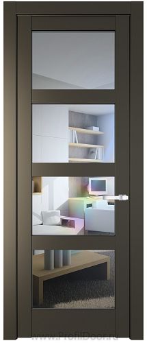Дверь Profil Doors 3.4.2PD цвет Перламутр бронза стекло Прозрачное