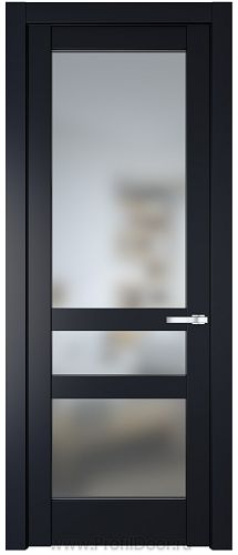 Дверь Profil Doors 3.5.2PD цвет Нэви Блу (RAL 7016) стекло Матовое