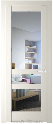 Дверь Profil Doors 3.5.2PD цвет Перламутр белый стекло Прозрачное