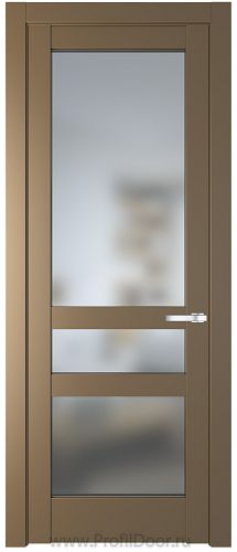 Дверь Profil Doors 3.5.2PD цвет Перламутр золото стекло Матовое