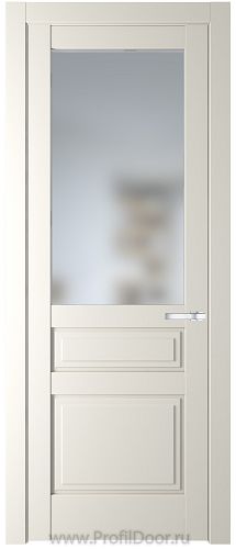 Дверь Profil Doors 3.5.3PD цвет Перламутр белый стекло Матовое