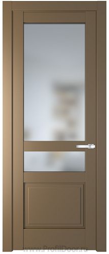 Дверь Profil Doors 3.5.4PD цвет Перламутр золото стекло Матовое