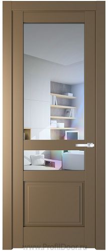 Дверь Profil Doors 3.5.4PD цвет Перламутр золото стекло Прозрачное