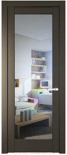 Дверь Profil Doors 4.1.2PD цвет Перламутр бронза стекло Прозрачное