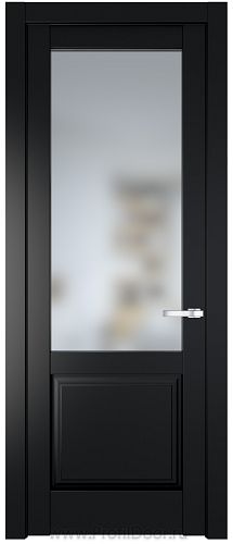 Дверь Profil Doors 4.2.2PD цвет Блэк стекло Матовое