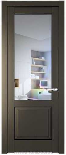 Дверь Profil Doors 4.2.2PD цвет Перламутр бронза стекло Прозрачное