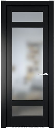 Дверь Profil Doors 4.3.2PD цвет Блэк стекло Матовое