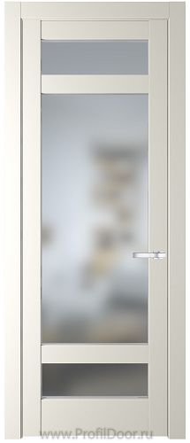 Дверь Profil Doors 4.3.2PD цвет Перламутр белый стекло Матовое