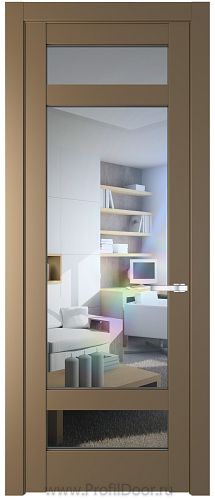 Дверь Profil Doors 4.3.2PD цвет Перламутр золото стекло Прозрачное
