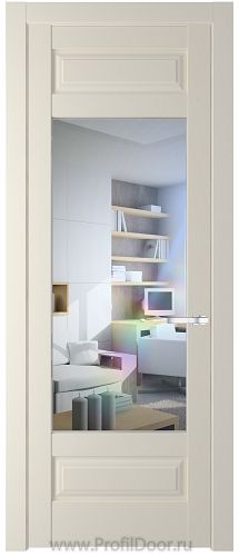 Дверь Profil Doors 4.3.3PD цвет Кремовая Магнолия (RAL 120-04) стекло Прозрачное