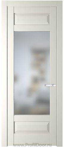 Дверь Profil Doors 4.3.3PD цвет Перламутр белый стекло Матовое