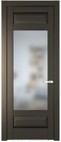 Дверь Profil Doors 4.3.3PD цвет Перламутр бронза стекло Матовое