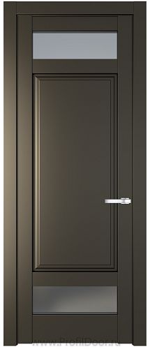 Дверь Profil Doors 4.3.4PD цвет Перламутр бронза стекло Матовое