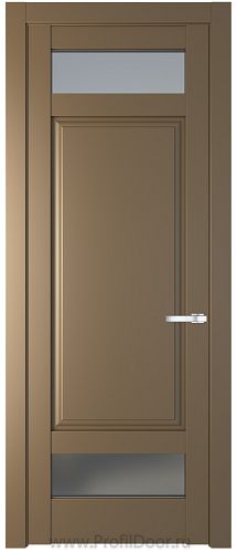 Дверь Profil Doors 4.3.4PD цвет Перламутр золото стекло Матовое