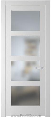 Дверь Profil Doors 4.4.2PD цвет Крем Вайт (RAL 120-02) стекло Матовое