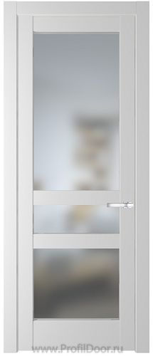 Дверь Profil Doors 4.5.2PD цвет Крем Вайт (RAL 120-02) стекло Матовое