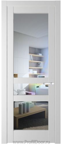 Дверь Profil Doors 4.5.2PD цвет Крем Вайт (RAL 120-02) стекло Прозрачное